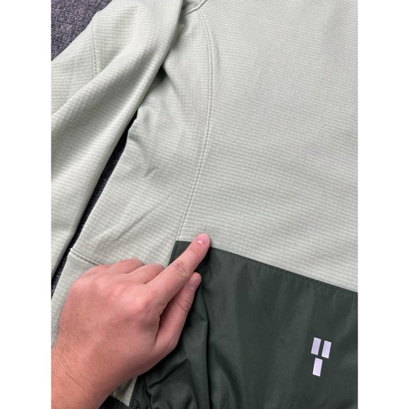 Womens Jacket The North Face Green Full Zip Outdoor, Size L - Picture 9 of 9